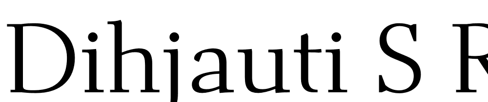 Dihjauti-S-Regular font family download free