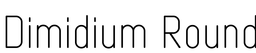 dimidium-rounded font family download free