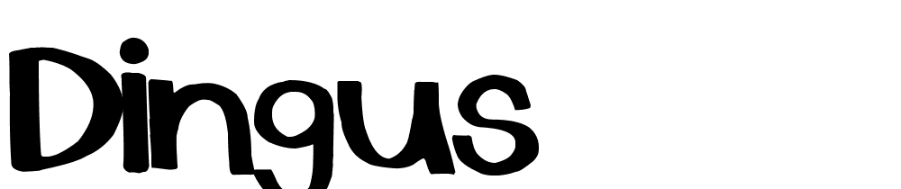 dingus font family download free