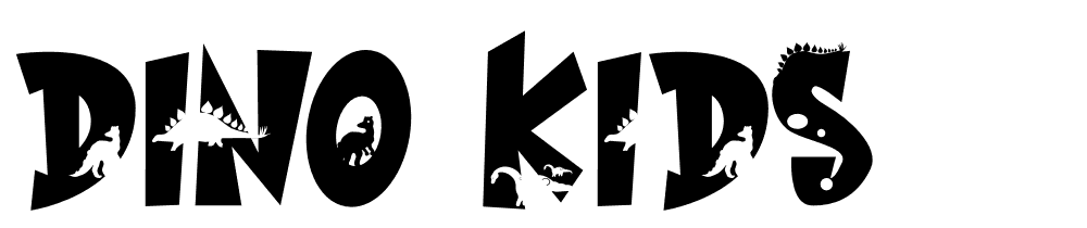 Dino-Kids font family download free