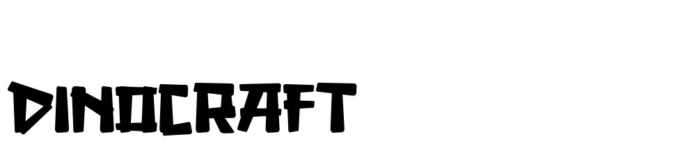 DINOCRAFT font family download free