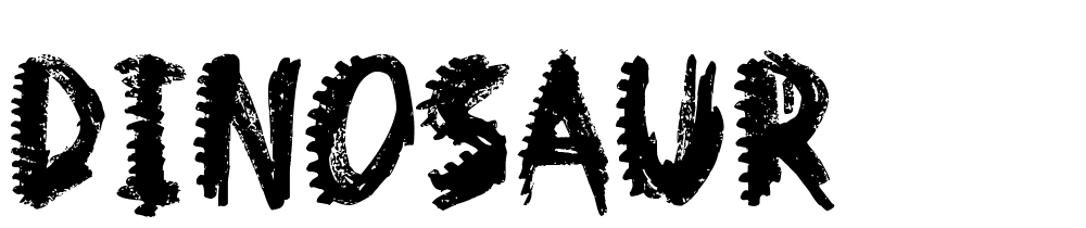 Dinosaur font family download free