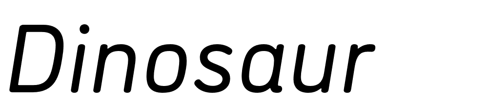 DINosaur font family download free