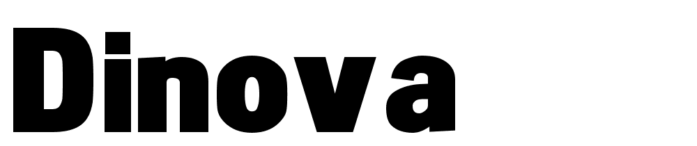 Dinova font family download free