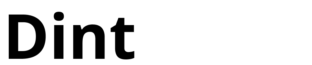 dint font family download free