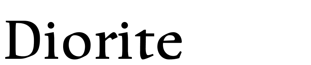 Diorite font family download free