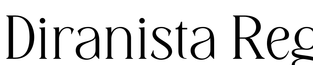 Diranista-Regular font family download free