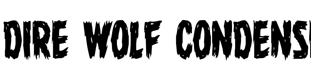 Dire-Wolf-Condensed font family download free