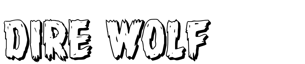 dire_wolf font family download free