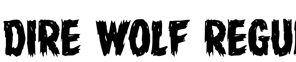 Dire-Wolf-Regular font family download free