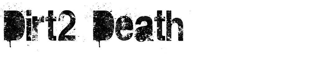 dirt2_death font family download free