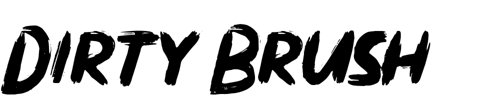 Dirty Brush font family download free