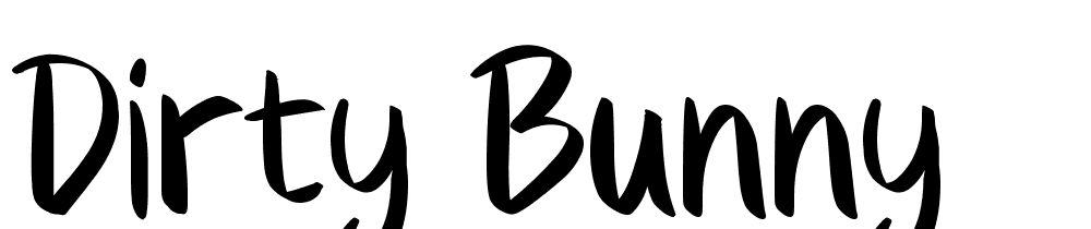 Dirty-Bunny font family download free