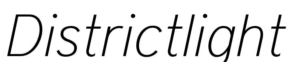 DistrictLight-W05-Regular font family download free