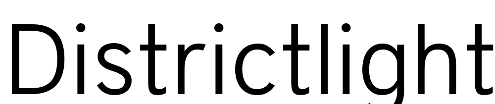 DistrictLight-W05-Regular font family download free