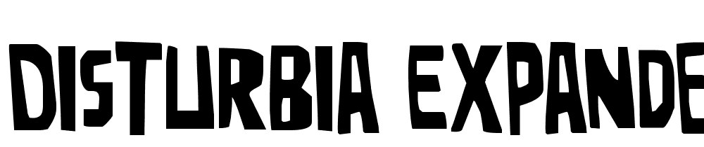 Disturbia-Expanded font family download free