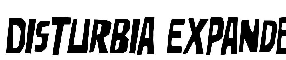 Disturbia-Expanded-Semi-Italic font family download free