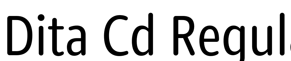 Dita-Cd-Regular font family download free