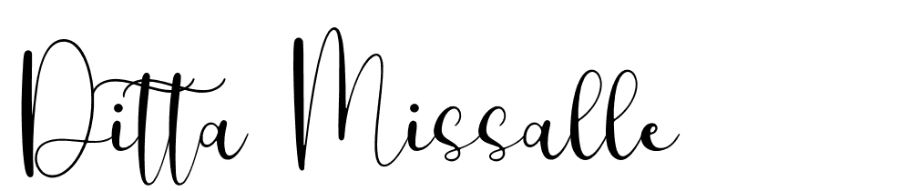 ditta-missalle font family download free