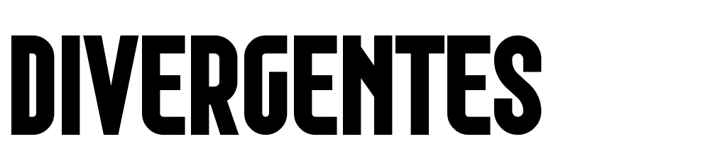 Divergentes font family download free