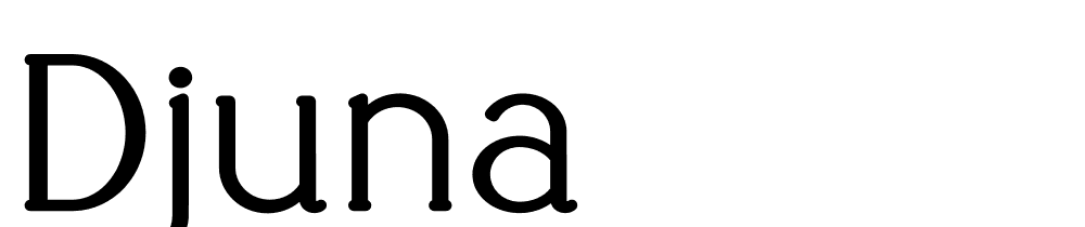 Djuna font family download free