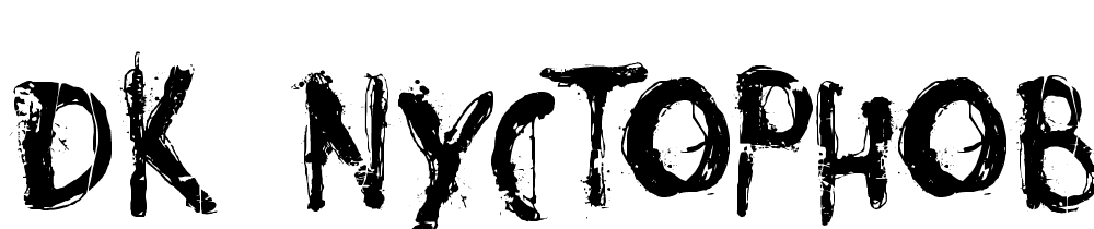 DK-Nyctophobia font family download free