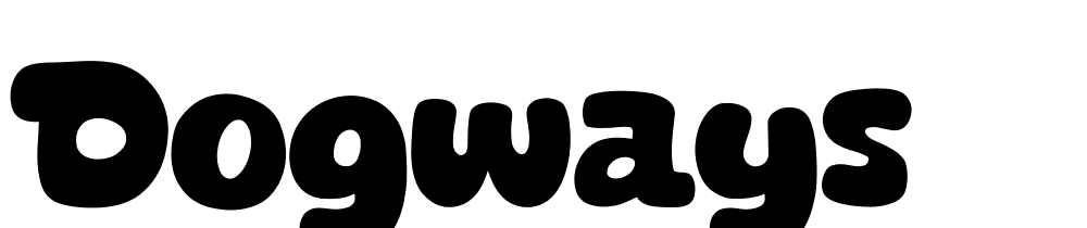 Dogways font family download free