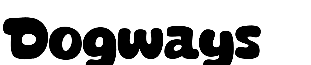 Dogways font family download free