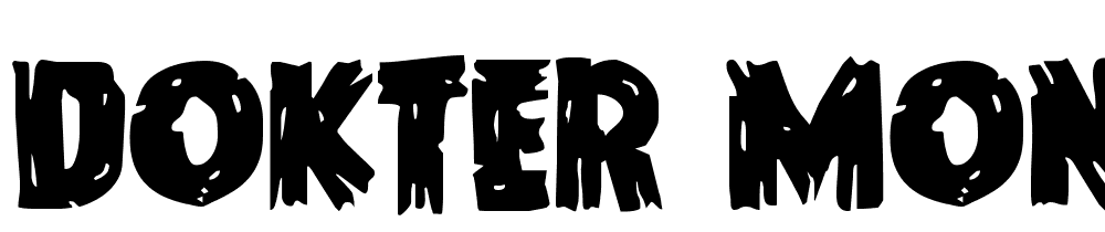 Dokter-Monstro font family download free