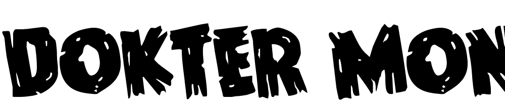 Dokter-Monstro-Rotated font family download free