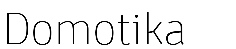 domotika font family download free