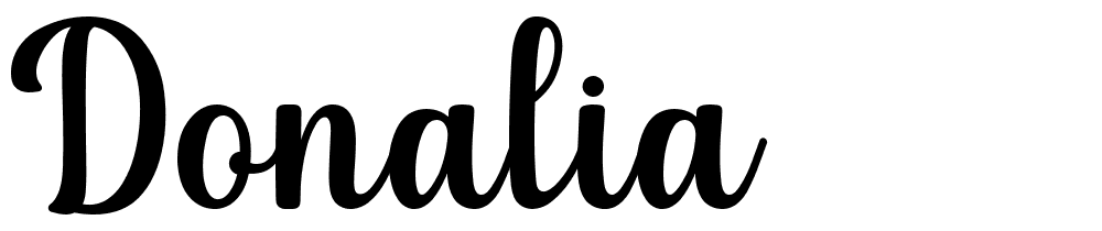 Donalia font family download free