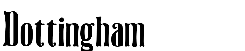 Dottingham font family download free