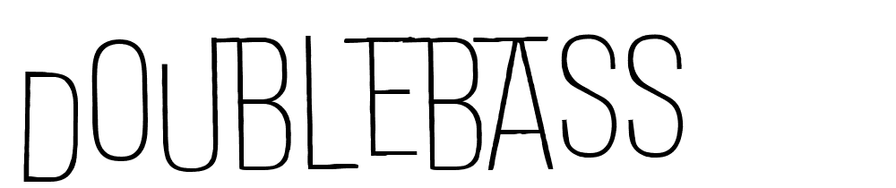 doublebass font family download free