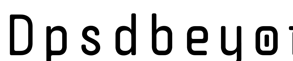 DPSDbeyond font family download free