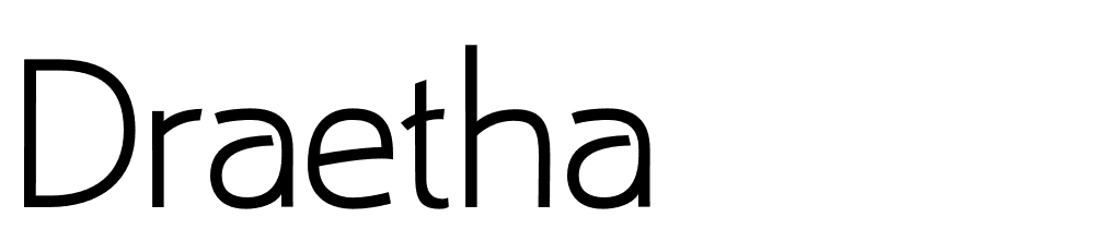 Draetha font family download free