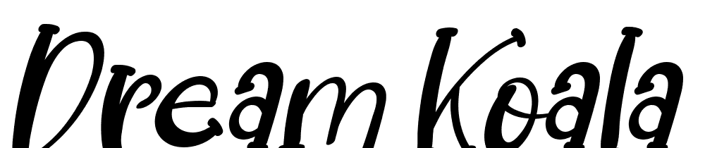 dream_koala font family download free