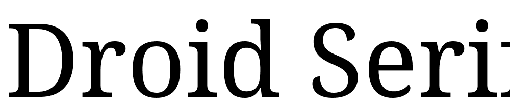 Droid-Serif font family download free