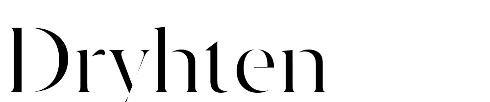 Dryhten font family download free