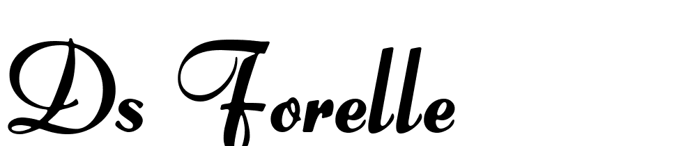 DS-Forelle font family download free