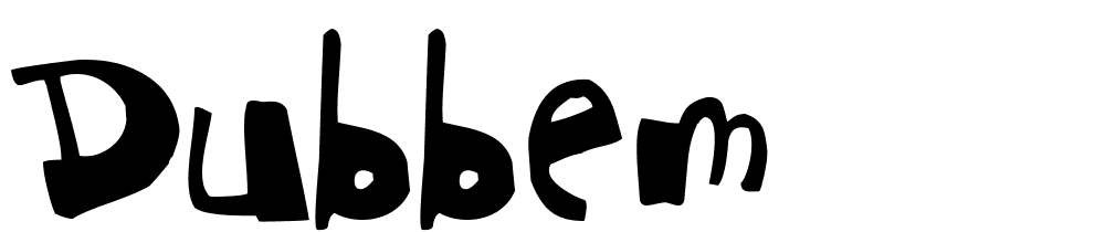 dubbem font family download free