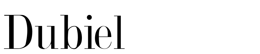 dubiel font family download free