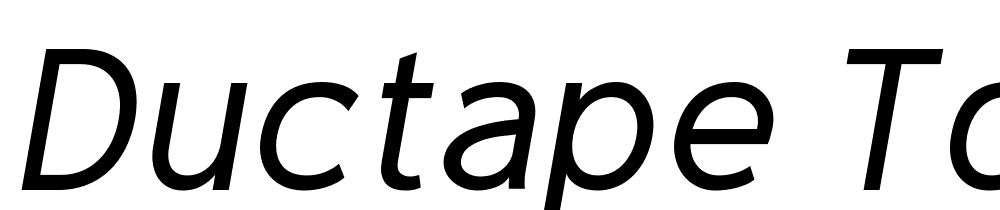 ductape-to font family download free