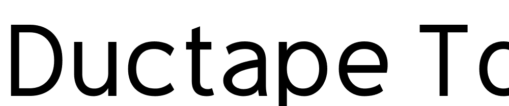 Ductape-TO-Regular font family download free