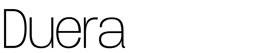 Duera font family download free