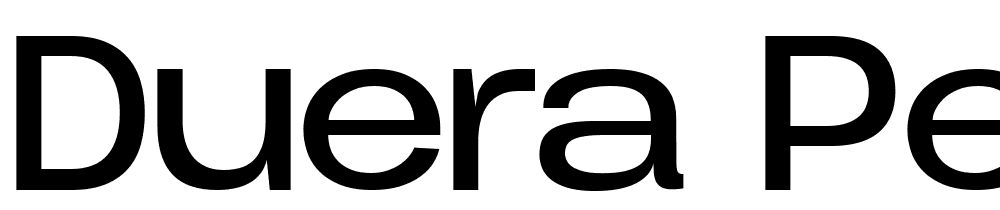 Duera-PERSONAL-USE-Expanded-Light font family download free