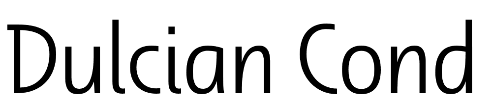 Dulcian-Cond-Book font family download free