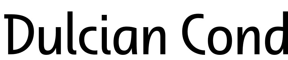 Dulcian-Cond-Regular font family download free