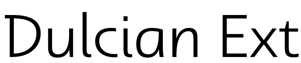 Dulcian-Ext-Book font family download free