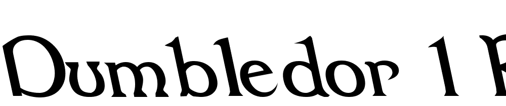 Dumbledor-1-Rev-Italic font family download free